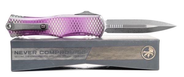 Microtech HERA II D/E STANDARD X-51 ALIEN PURPLE SIGNATURE SERIES (1242-1PUX51S)