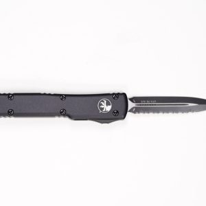 Microtech 147-3T UTX-70 Full Serrated Black