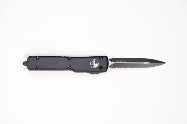 Microtech 147-3T UTX-70 Full Serrated Black
