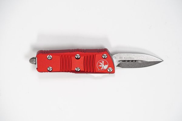 Microtech 238-10RD Troodon Mini Stonewashed