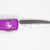 Microtech 120-4VI Ultratech Satin, Violet Aluminum Handles - Image 3
