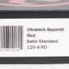 Microtech 120-4RD Ultratech Satin, RED Aluminum Handles - Image 5