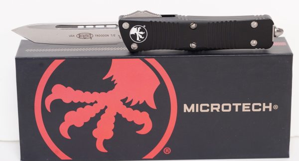 Microtech 140-10 Troodon Stonewashed
