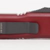 Microtech 231-2MR UTX-85 Black, Merlot Aluminum Handles - Image 5