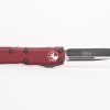 Microtech 231-1MR UTX-85 Black, Merlot Red Aluminum Handles - Image 3