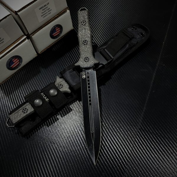 Heretic Knives Nephilim Battleworn BLK
