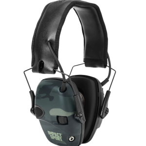 IMPACT SPORT BLACK MULTICAM ELECTRONIC EARMUFF