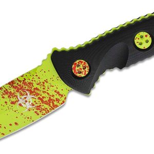 Microtech 114M-1Z  Socom Alpha Mini Zombie Green Tanto