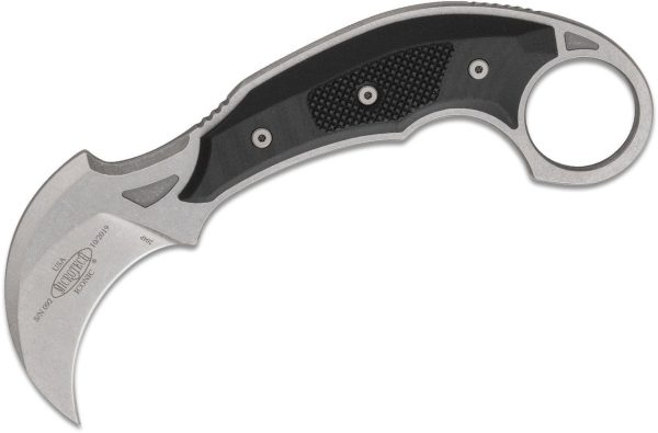 Microtech/Bastinelli Creations 118-10 R Iconic Stonewashed