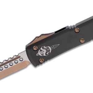 Microtech 119-13s Ultratech Hellhound Bronze DLC Two-Tone