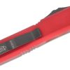 Microtech 120-1RD Ultratech Black, Red Aluminum Handles - Image 3