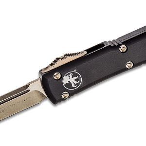 Microtech 121-13 Ultratech Bronze Drop Point BLK Handles