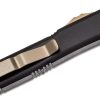 Microtech 121-13 Ultratech Bronze Drop Point BLK Handles - Image 2