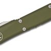 Microtech 121-4OD Ultratech Satin, OD Green Aluminum Handle - Image 3
