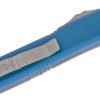 Microtech 122-10BL Ultratech Stonewashed D/E, Blue Handles - Image 3
