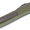 Microtech 122-3OD Ultratech Black, OD Green Handle - Image 3