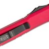 Microtech 122-3RD Ultratech Black P/S D/E, Red Handle - Image 3