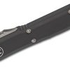 Microtech 122-5 Ultratech Satin, Black Aluminum Handles - Image 3