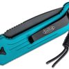 Microtech 135-1TQ LUDT Black Blade, Turquoise - Image 3