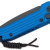Microtech 135-2BL LUDT Black, Blue Aluminum Handles - Image 3