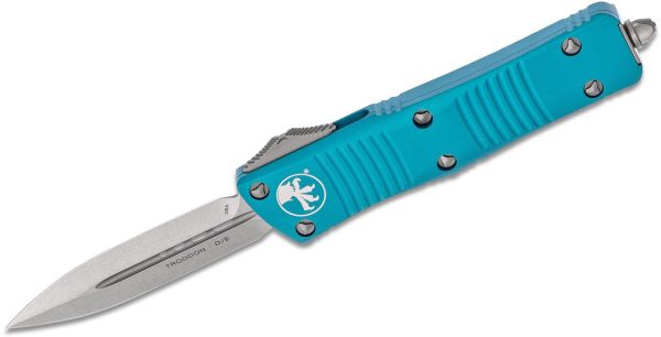 Microtech 138-10TQ Troodon Stonewashed D/E