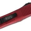 Microtech 138-1RD Troodon Black D/E, Red Aluminum Handle - Image 3