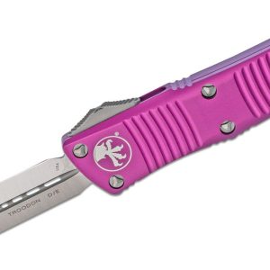 Microtech 138-4VI Troodon Satin Double Edge