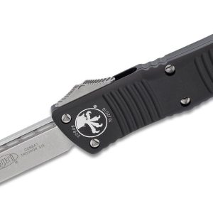 Microtech 143-10 Combat Troodon Stonewashed Drop Point Plain