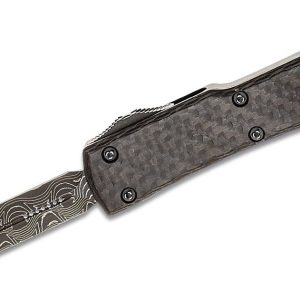 Microtech 147-16CF UTX-70 Signature Series Damascus