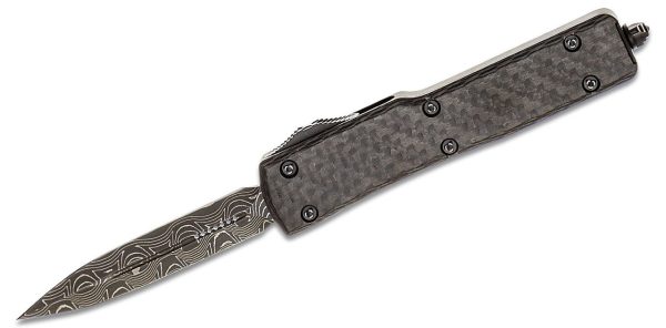 Microtech 147-16CF UTX-70 Signature Series Damascus