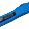 Microtech 147-1BL UTX-70 Black, Blue Aluminum Handles - Image 3