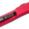 Microtech 147-1RD UTX-70 Black, Red Aluminum Handles - Image 3