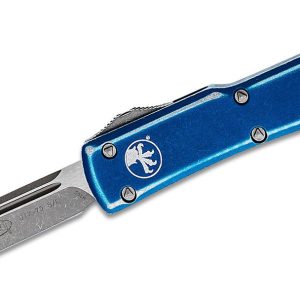 Microtech 148-10DBL UTX-70 Stonewashed Drop Point Plain