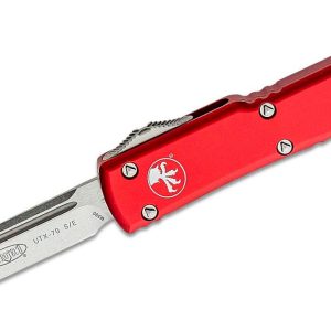 Microtech 148-10RD UTX-70 Stonewash Red