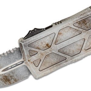 Microtech 157-3SA Sandtrooper Exocet White Sand Handle