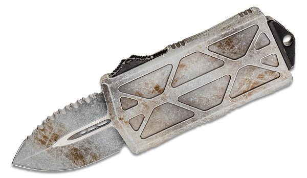 Microtech 157-3SA Sandtrooper Exocet White Sand Handle