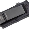 Microtech 158-1T Exocet Tactical Tanto, BLK Aluminum Handles - Image 3