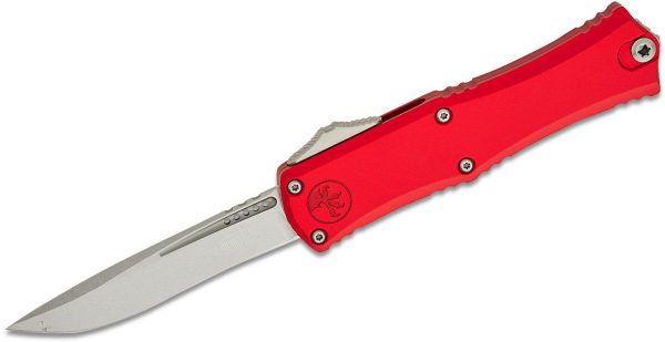 Microtech 1705M-10RD Hera II Stonewashed Recurve RED