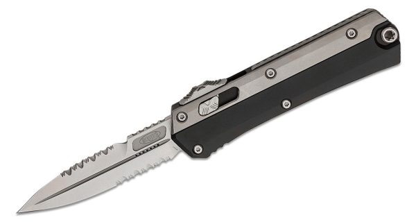 Microtech 184-12 Glykon Stonewashed Double Combo