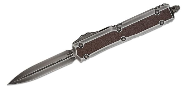 Microtech 206-1MD Makora D/E Leather Inlay