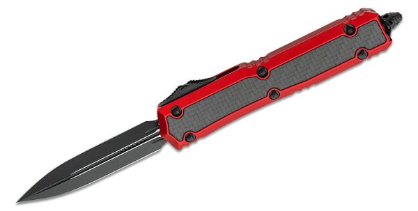 Microtech 206-1RDCFIS Makora Black D/E w/ Carbon Fiber