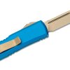 Microtech 231-13BL UTX-85 S/E Bronze w/ Blue Handle - Image 2