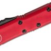 Microtech 231-1RD UTX-85 Black Plain Blade, Red Handles - Image 3
