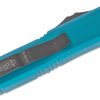 Microtech 231-1TQ UTX-85 Black Drop Point, Turquoise Handles - Image 3