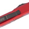 Microtech 233-1RD UTX-85 Black Tanto Plain, Red Handles - Image 3