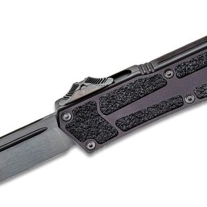 Microtech 278-1DLCTSH Scarab II Shadow BLK Plain Blade