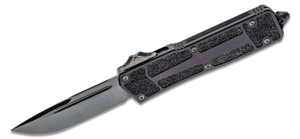 Microtech 278-1DLCTSH Scarab II Shadow BLK Plain Blade