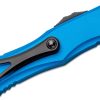Microtech 702-3BL Hera Black P/S, Blue Handles - Image 3