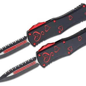 Microtech 702-3SETTFS Hera Twin Flames Set Two-Tone Plain/Serrated