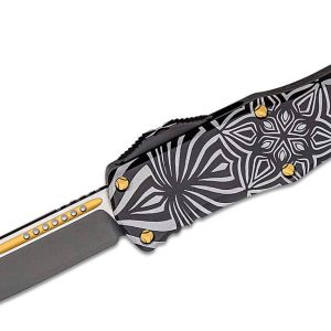 Microtech Hera 'Source' BLK Two-Tone w/GLD